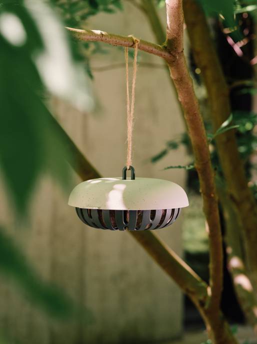 essential vogelvoederhuis 16cm blad groen